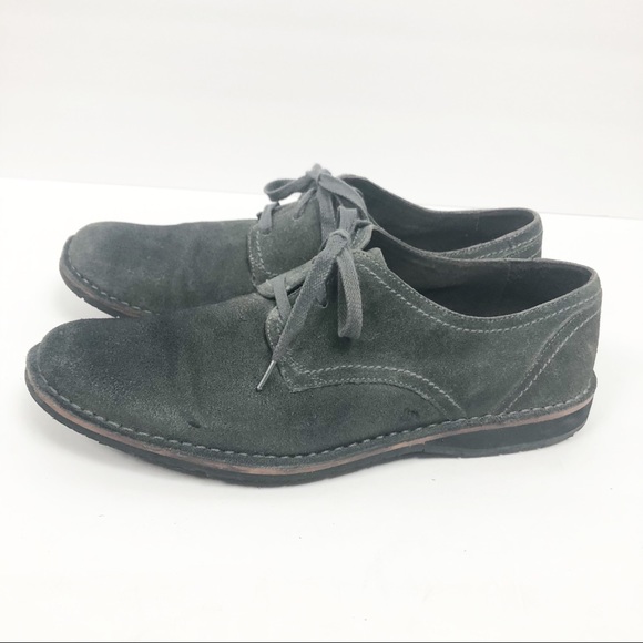 John Varvatos Gray Suede Men\'s Derby Shoe Size 12M main image 5